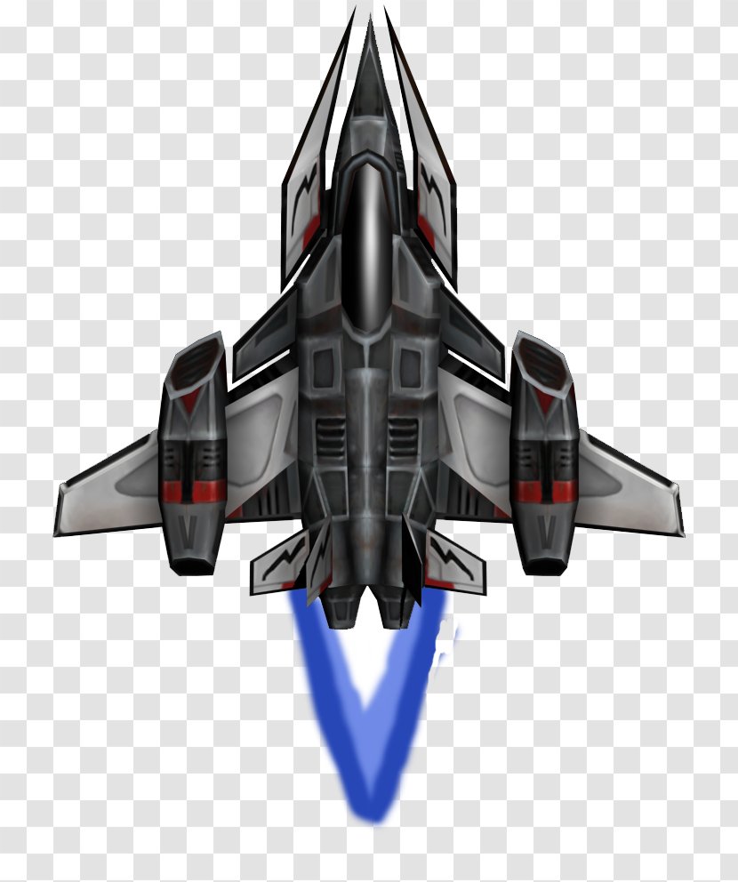 Spacecraft Clip Art Image Illustration - Military Aircraft - Rocket Transparent PNG