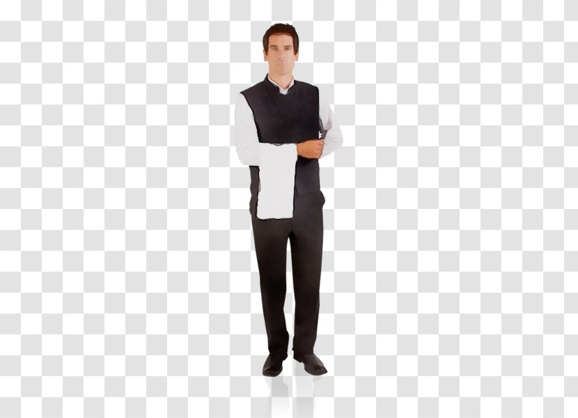 White Clothing Standing Sleeve Arm - Trousers Shoulder Transparent PNG