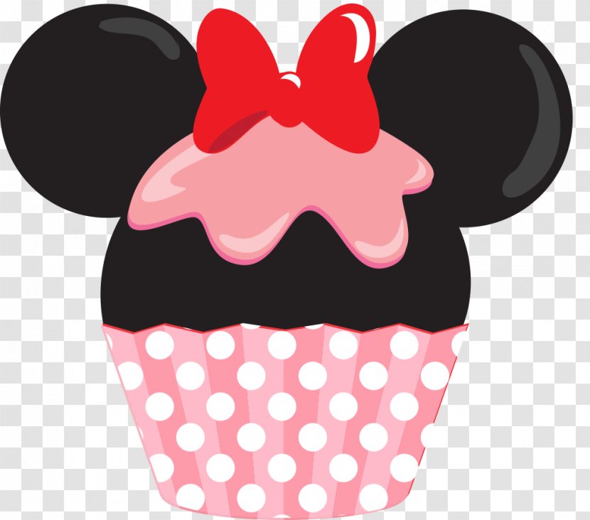 Minnie Mouse Cupcake Mickey Layer Cake Clip Art Transparent PNG