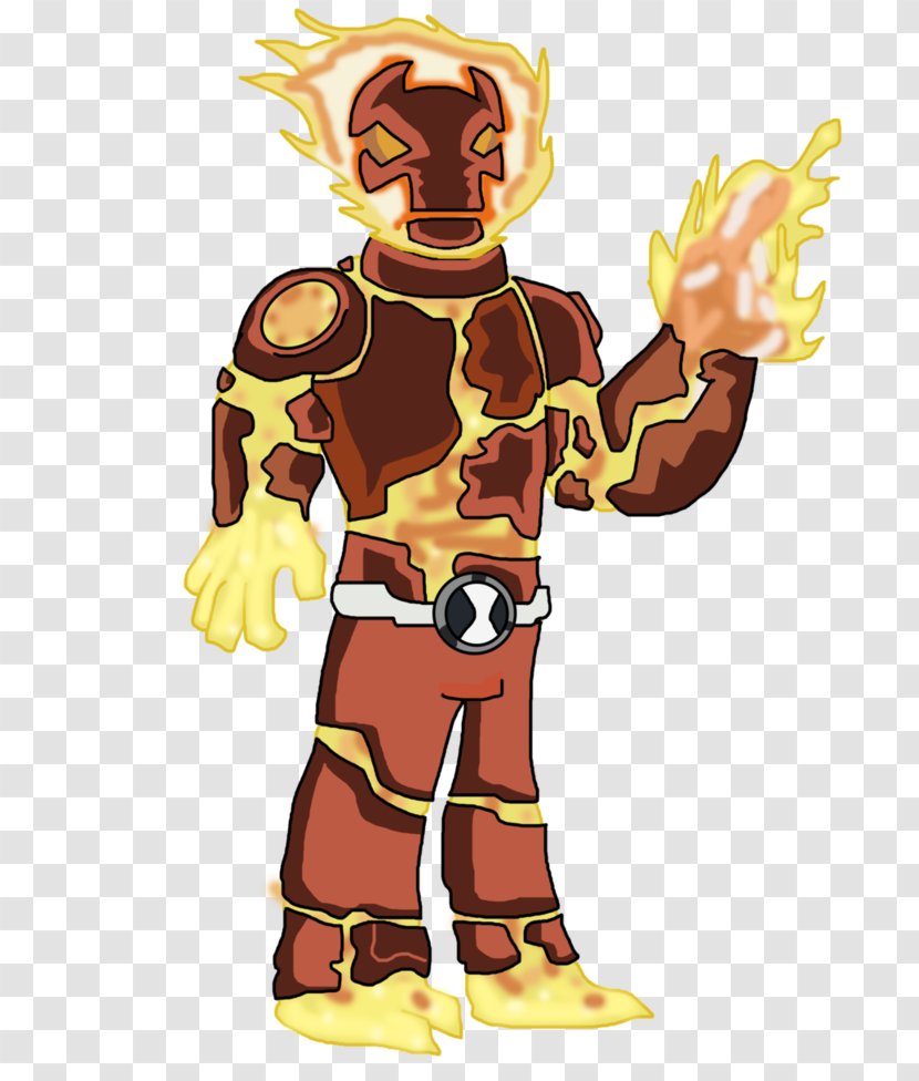 Costume Design Illustration Cartoon Mascot - Four Arms Heatblast Transparent PNG