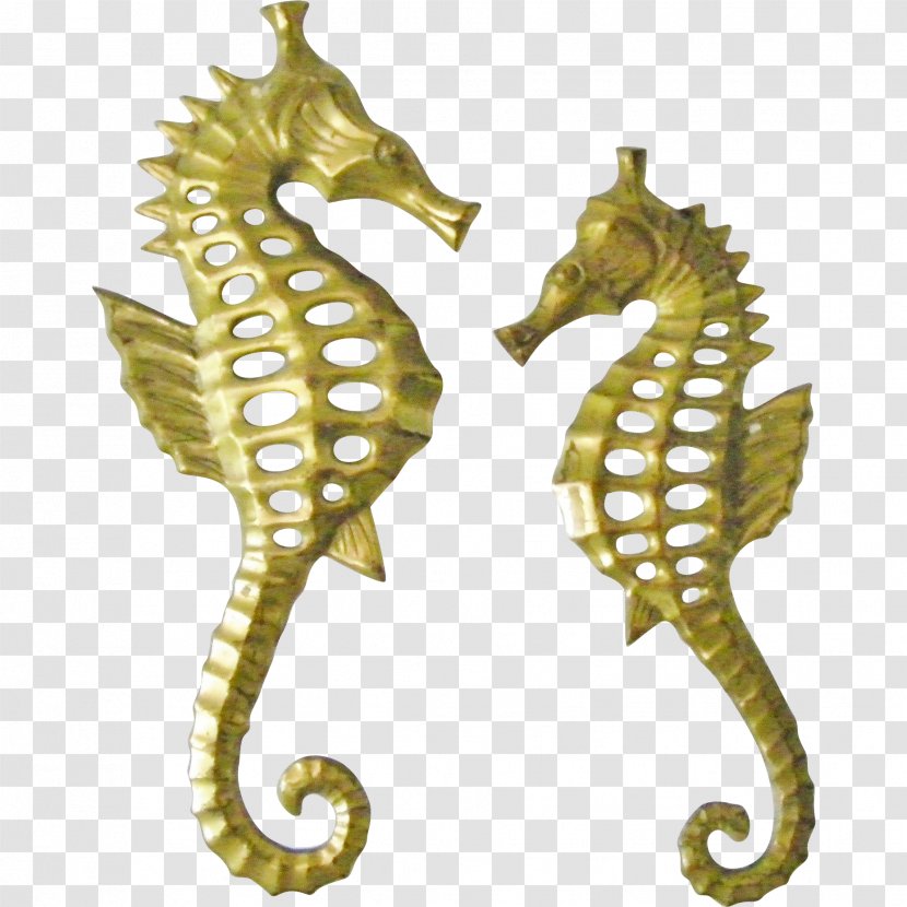 West African Seahorse Syngnathiformes Wall Hanging Ceramic Fish - Metal Transparent PNG