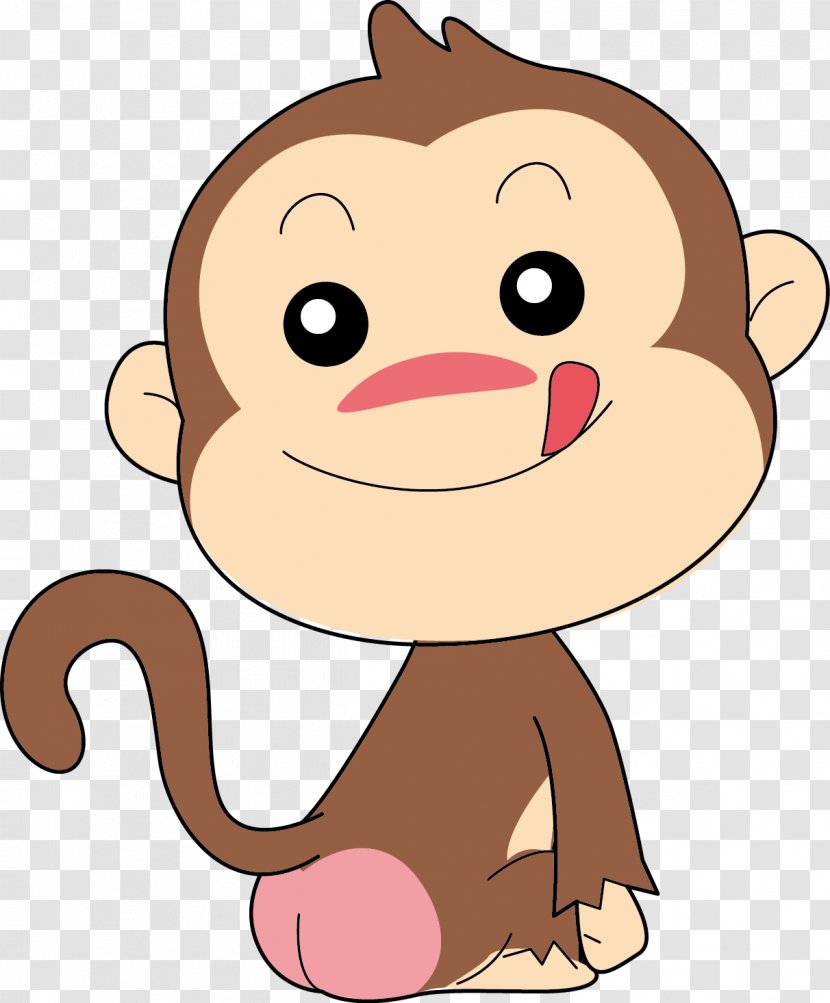 Monkey Cartoon Clip Art - Carnivoran - Vector Greedy Transparent PNG