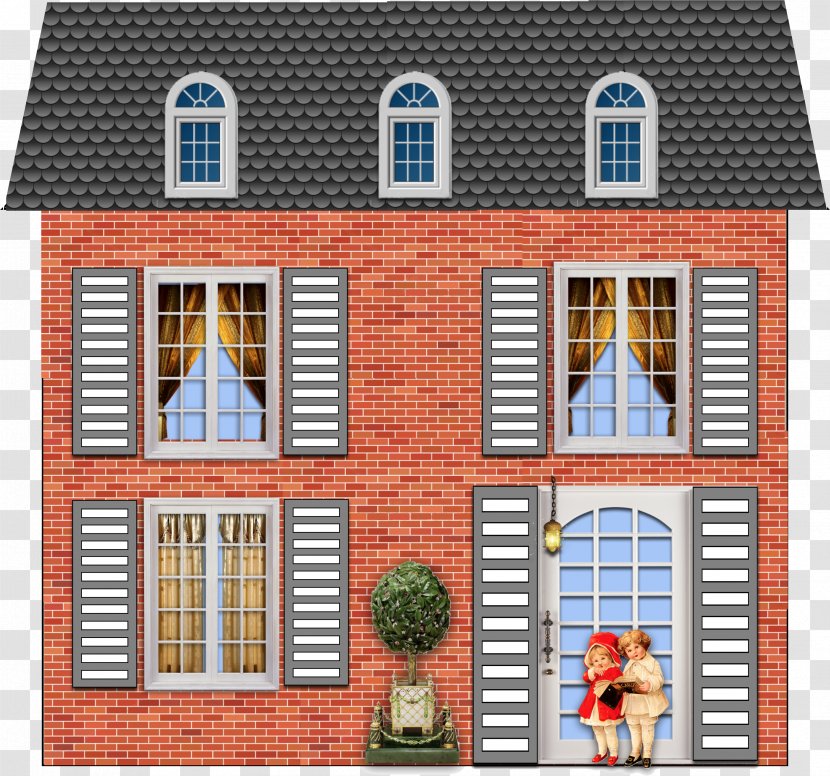 Historic House Museum Building Facade - Christmas Poster Transparent PNG