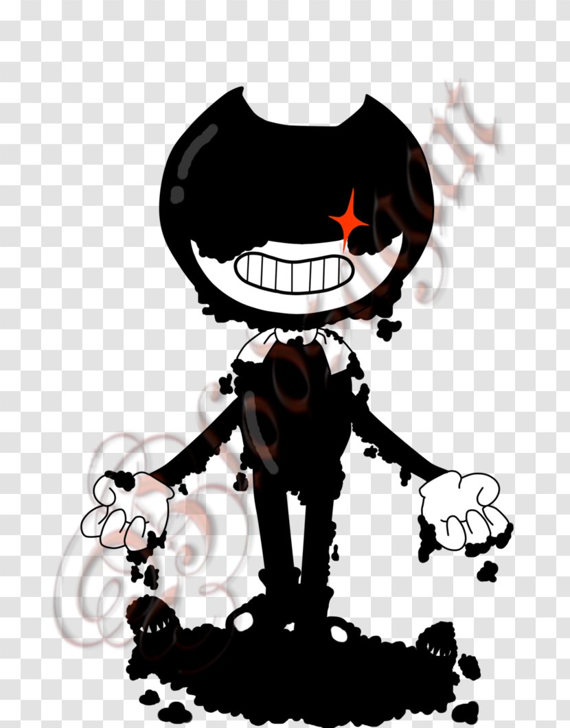 Bendy And The Ink Machine Digital Art Fan Drawing - Watercolor Transparent PNG