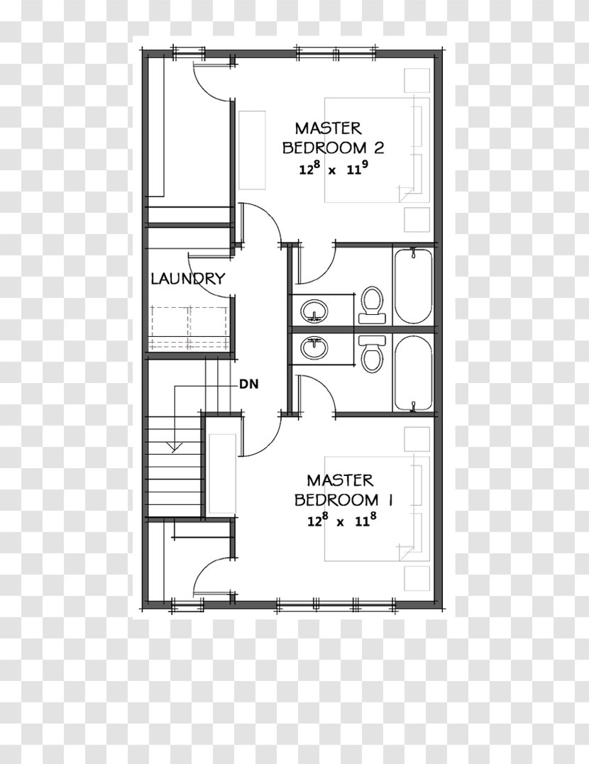 Floor Plan House Furniture Deck - Car View Transparent PNG