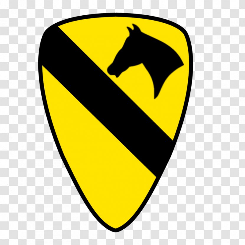 Fort Hood Combat Aviation Brigade, 1st Cavalry Division United States Army Shoulder Sleeve Insignia - Brigade - Clipart Transparent PNG