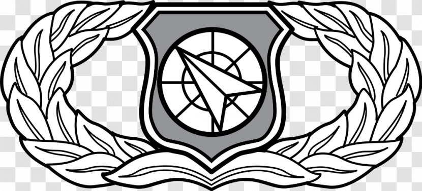 United States Of America Badges The Air Force Specialty Code - Space Operations Badge - Traffic Director Transparent PNG