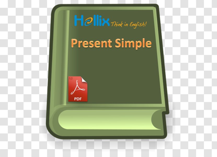 Textbook Learning Present Tense English - Simple - Book Transparent PNG