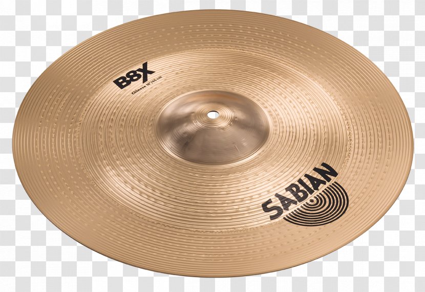 Sabian China Cymbal Crash Drums - Silhouette Transparent PNG