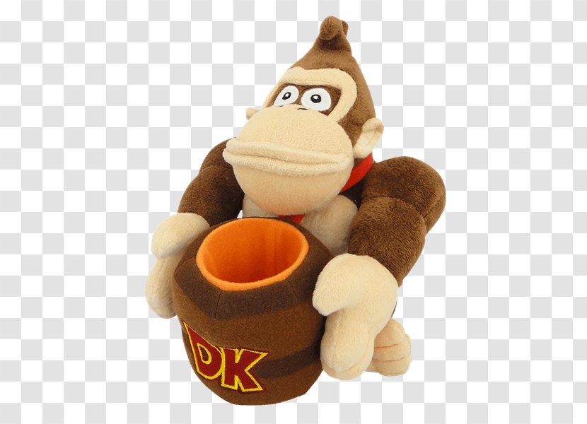 Donkey Kong: Barrel Blast Stuffed Animals & Cuddly Toys Kong Country: Tropical Freeze Luigi Plush - Toy Transparent PNG