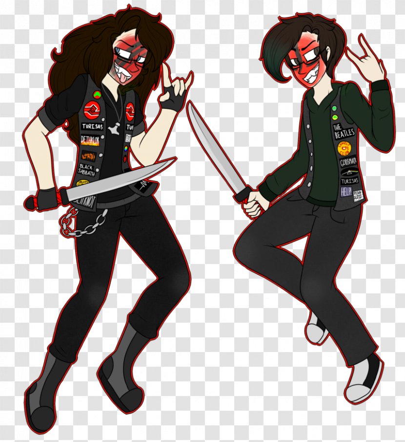 Cartoon Character Profession Fiction - Metalhead Transparent PNG