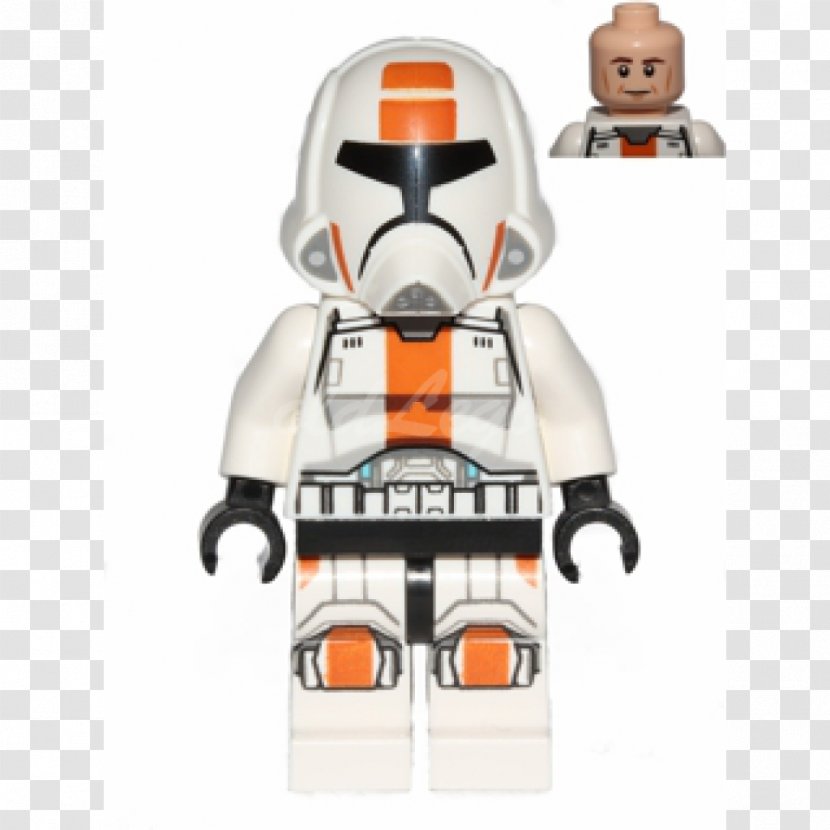 Lego Minifigure Star Wars: The Clone Wars Trooper Figurine Transparent PNG