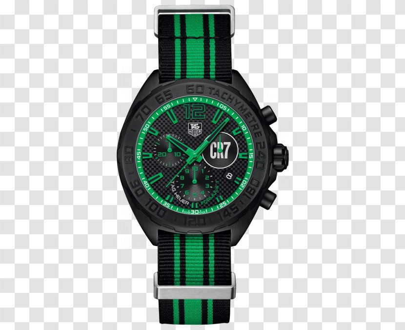TAG Heuer Men's Formula 1 Chronograph Athlete Watch - Football Player Transparent PNG