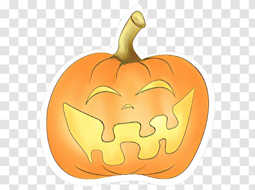 Pumpkin - Orange - Jackolantern Fruit Transparent PNG