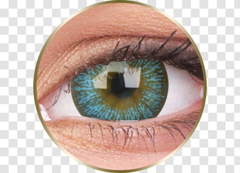 Contact Lenses Circle Lens Color Glasses - Heart Transparent PNG