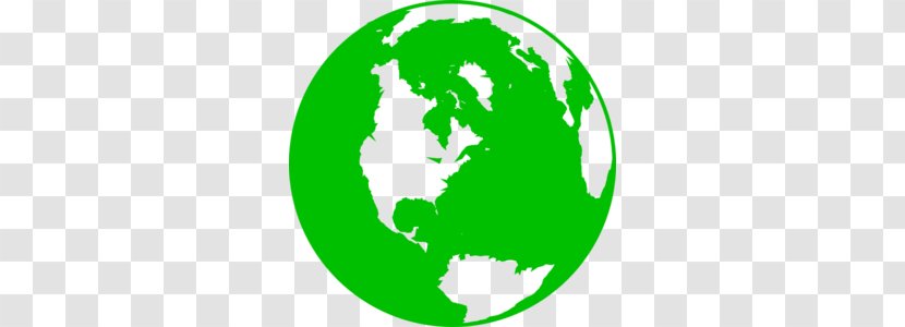 Earth Globe World Clip Art - Green - Gis Cliparts Transparent PNG
