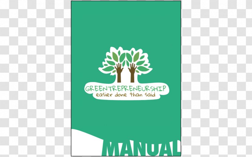 Logo Font Green Brand Tree - Manual Cover Transparent PNG