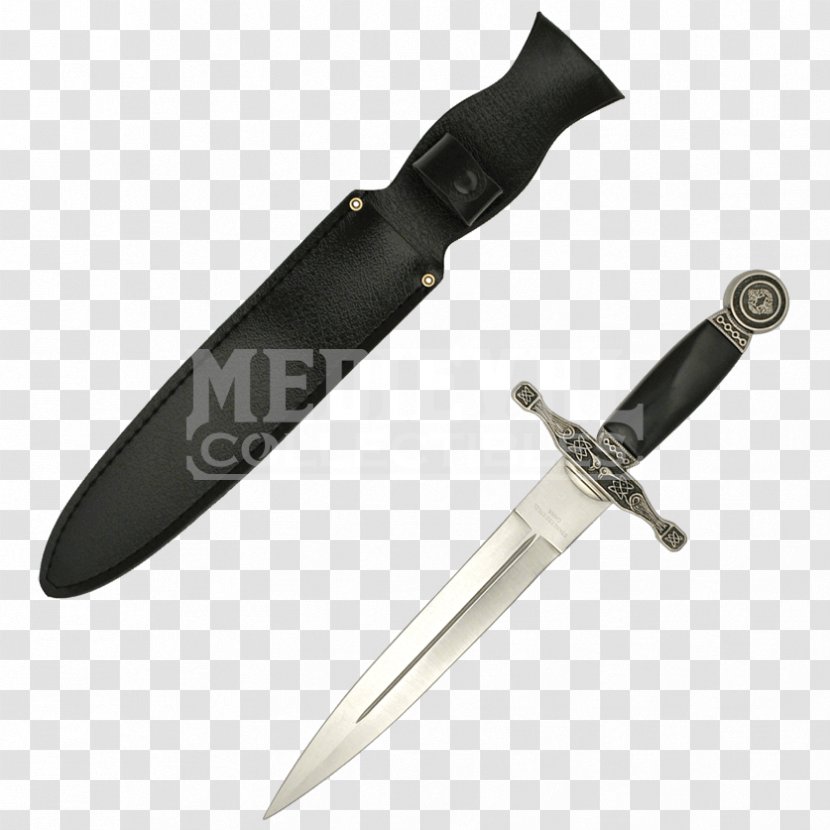 Bowie Knife Hunting & Survival Knives Dagger Blade - Weapon - Gold Transparent PNG