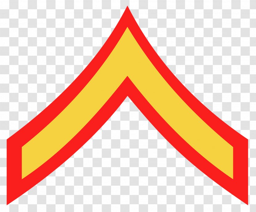 Private First Class United States Marine Corps Rank Insignia Lance Corporal Transparent PNG