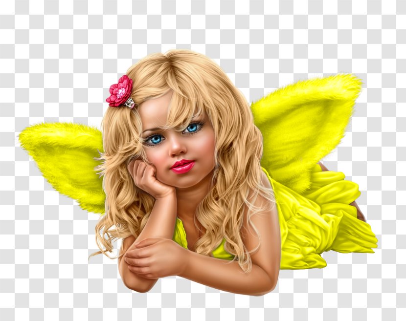 Cherub Angel Fairy Photography Clip Art - Long Hair Transparent PNG