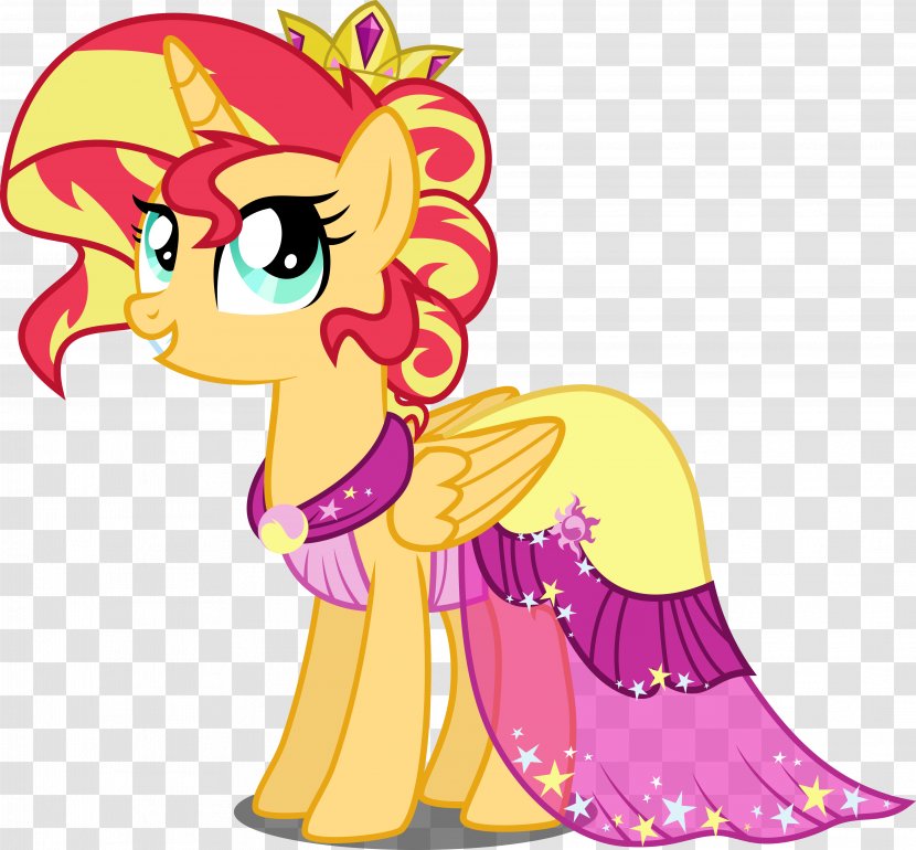 Sunset Shimmer Twilight Sparkle Rarity Pony Princess Celestia - Fictional Character - Shimmering Transparent PNG