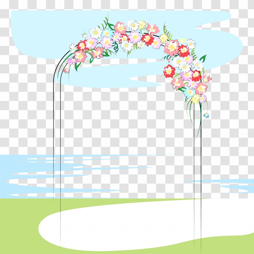 Wedding Marriage Cartoon Illustration - Bride - Grounds Transparent PNG