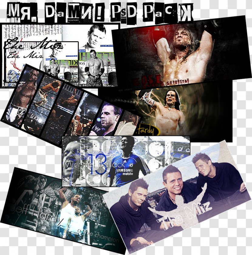 Poster Collage The Miz Transparent PNG
