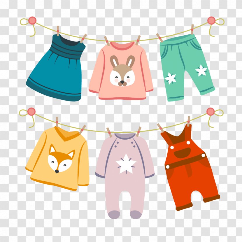 Childrens Clothing Infant Fashion - Dress - Vector Baby Clothes Transparent PNG