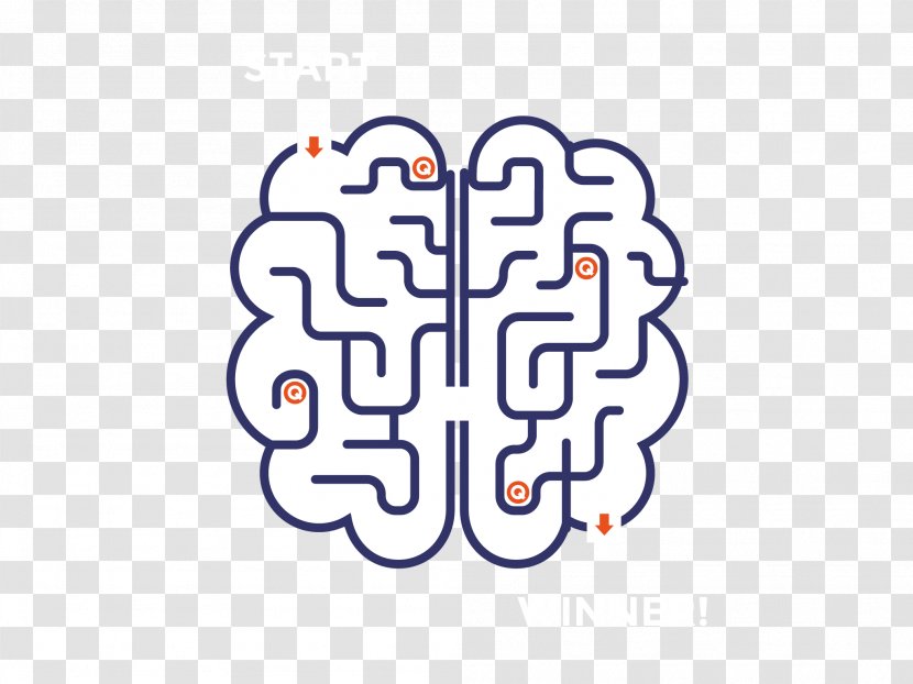 Customer Human Behavior Brand Neuroscience - Logo - Maze Transparent PNG