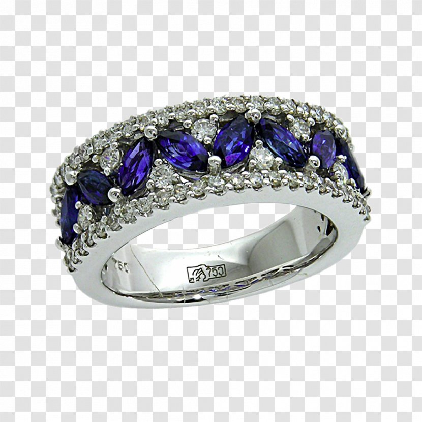 Amethyst Ring Sapphire Jewellery Diamond - Creative Inlaid Transparent PNG