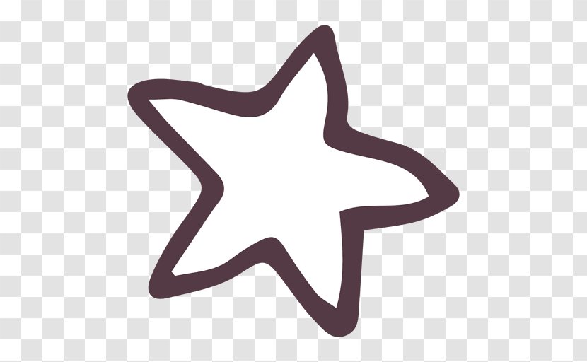 Star Drawing - Element - Drawn Transparent PNG