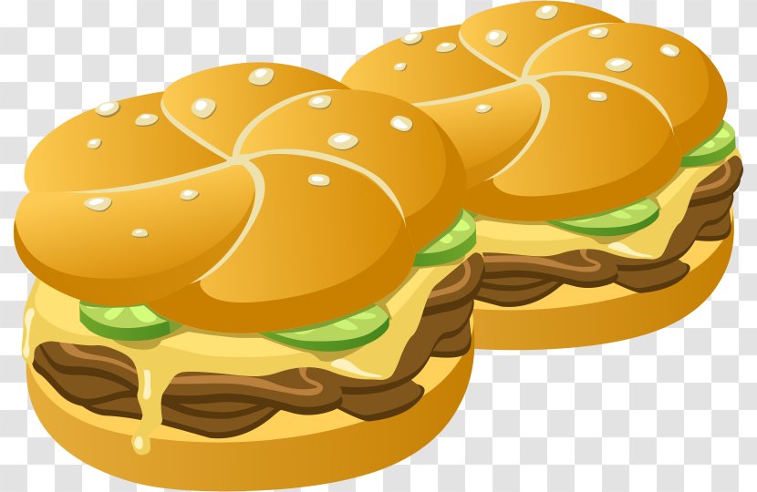Hamburger Hot Dog Cheeseburger Clip Art - Bun - Burgers Cliparts Transparent PNG