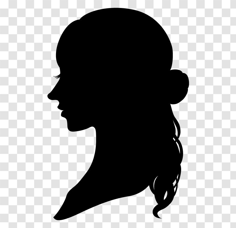Little Mermaid - Head - Ear Black Hair Transparent PNG