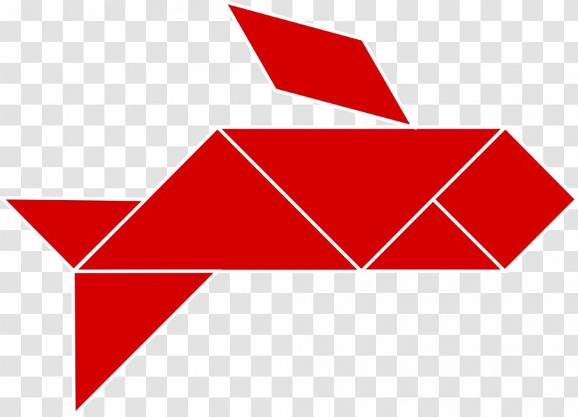 Tangram Jigsaw Puzzles Wikimedia Commons Foundation - Red - Symmetry Transparent PNG