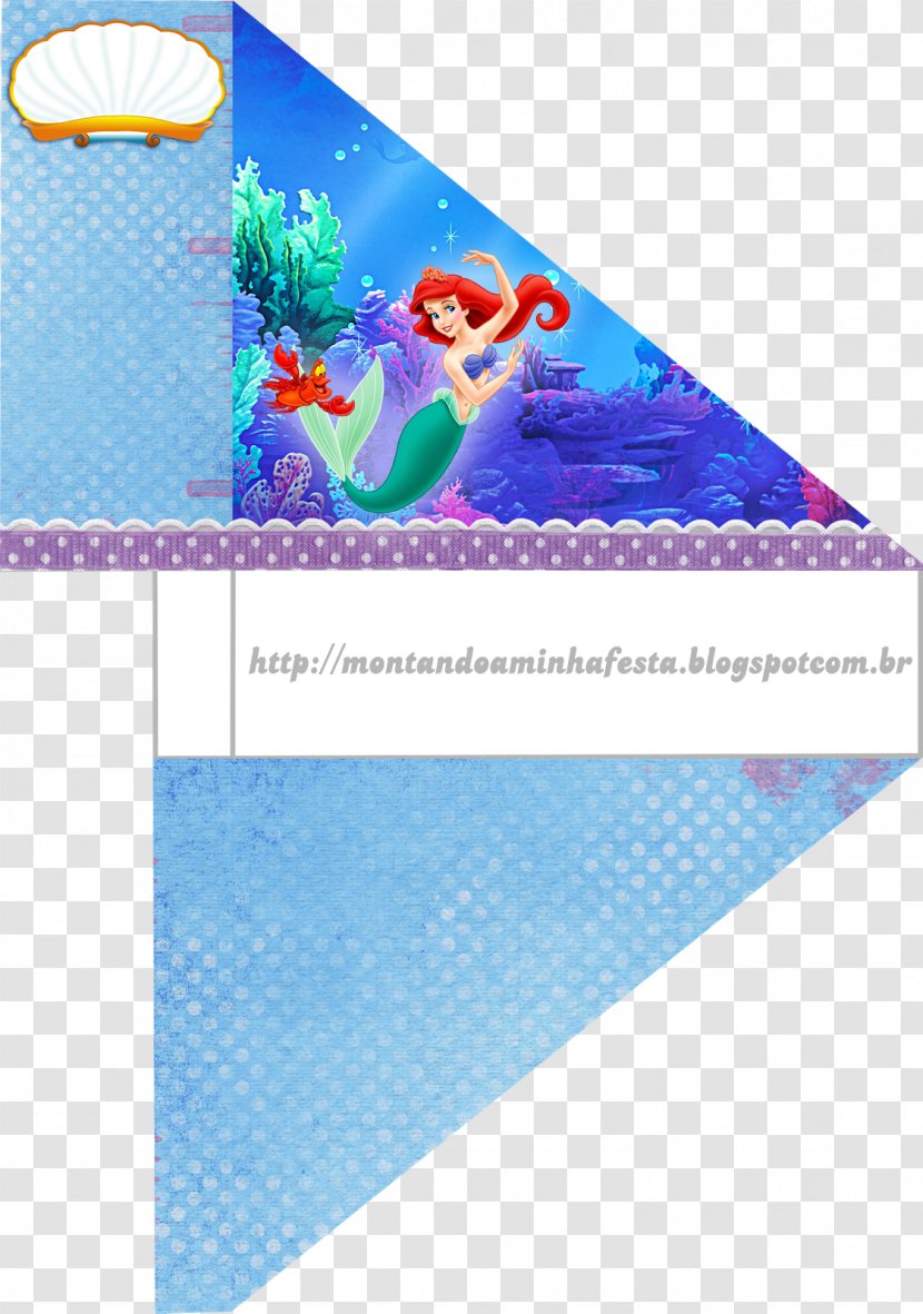 Ariel The Prince Mermaid Disney Princess - Electric Blue Transparent PNG