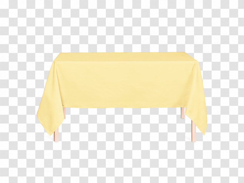 Yellow Tablecloth Rectangle Linens Table Transparent PNG