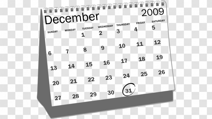 Calendar Clip Art - Point - Clipart Transparent PNG