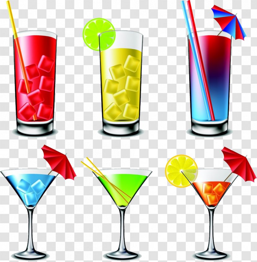 Cocktail Juice Cosmopolitan Soft Drink Carbonated Water - Stemware - Various Fruit Juices Transparent PNG