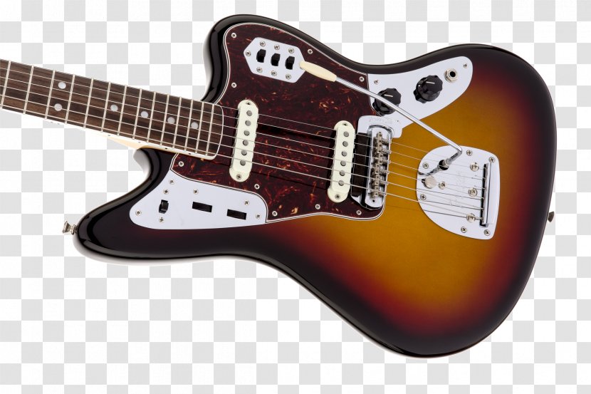Fender Jaguar Bass Stratocaster Precision Squier - String Instrument Accessory - Sunburst Transparent PNG