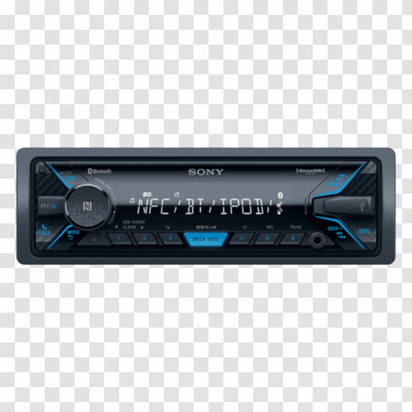 Vehicle Audio Radio Receiver Digital Media Player Bluetooth Sony - Tuner Transparent PNG