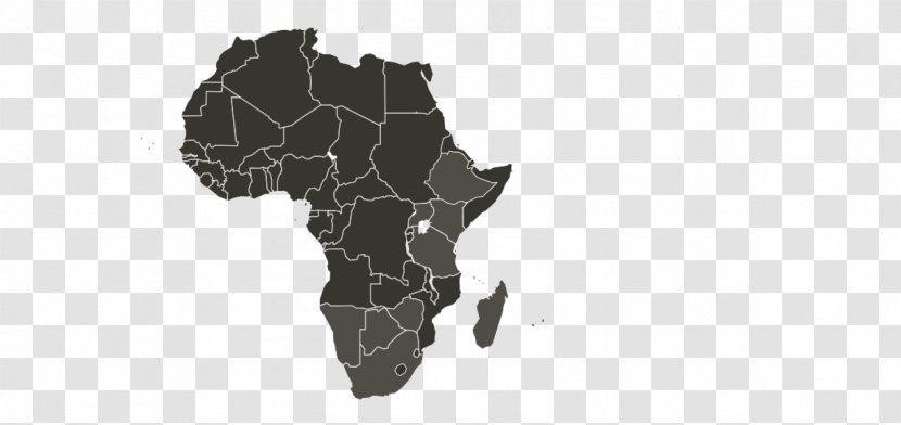 Africa Map Stock Photography - Black Transparent PNG