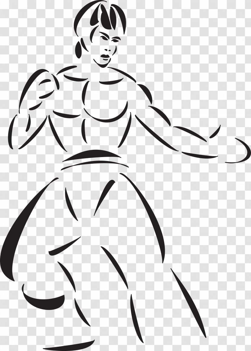Black And White Line Art Monochrome Photography Female - Heart - Bruce Lee Transparent PNG