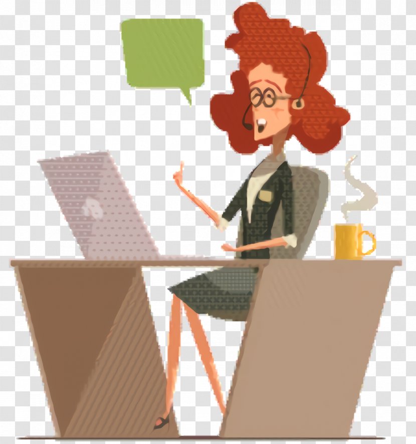 Travel Art - Conversation - Secretary Animation Transparent PNG