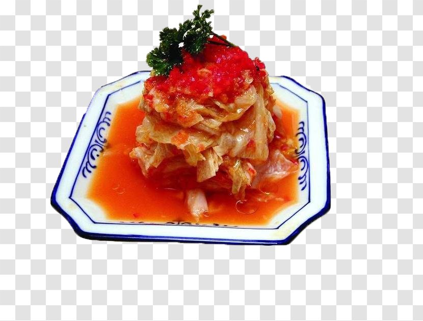 Korean Cuisine Baechu-kimchi Chinese Food - Sauces - Spicy Cabbage Transparent PNG