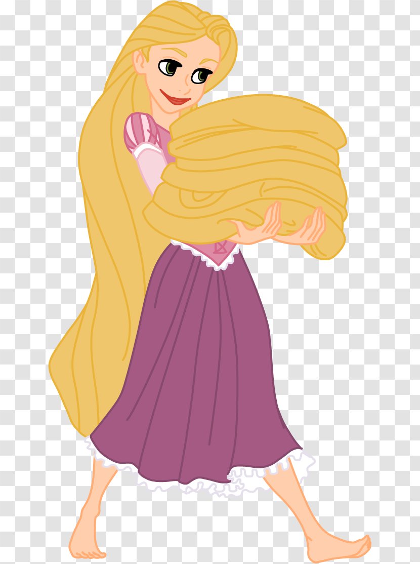 Rapunzel Art Disney Princess Female - Watercolor Transparent PNG
