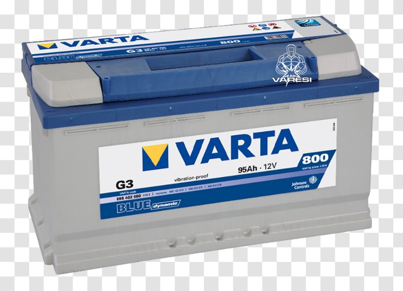 Rechargeable Battery VARTA Velko Promet Car Ampere Hour - Automotive Transparent PNG