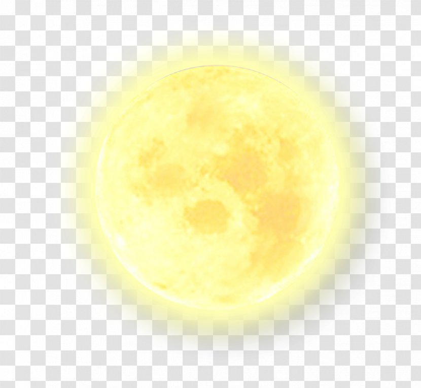 Mid-Autumn Festival - Moon - Yellow Transparent PNG