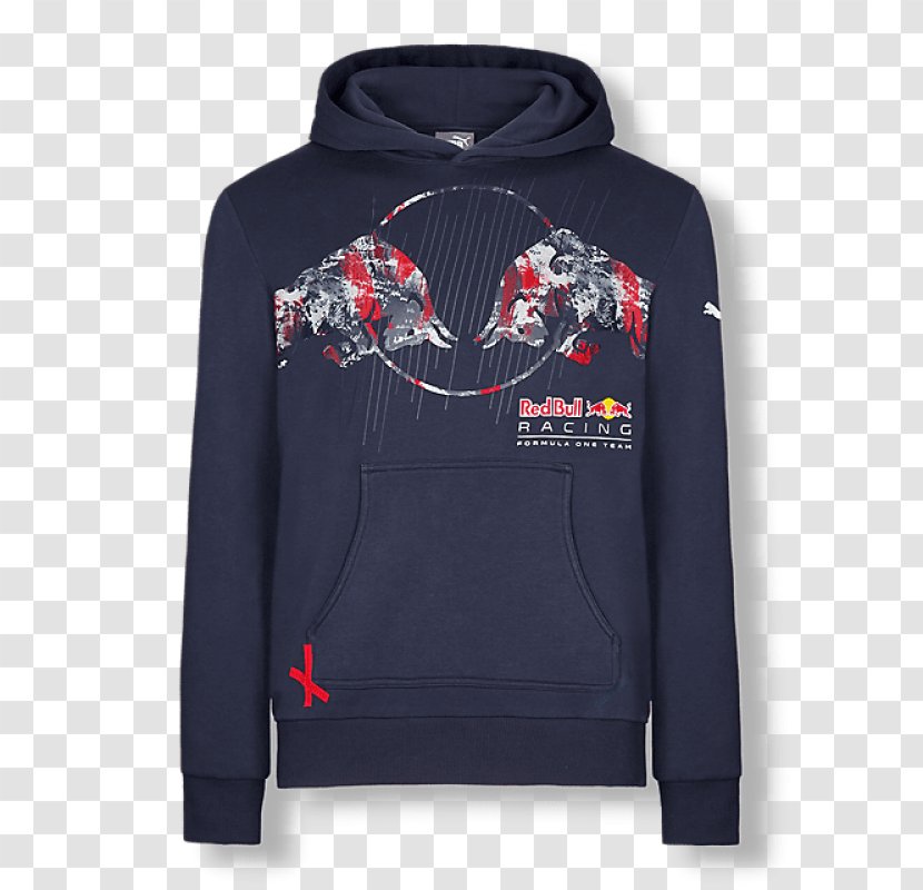 Hoodie T-shirt Red Bull Racing Team - Puma Transparent PNG