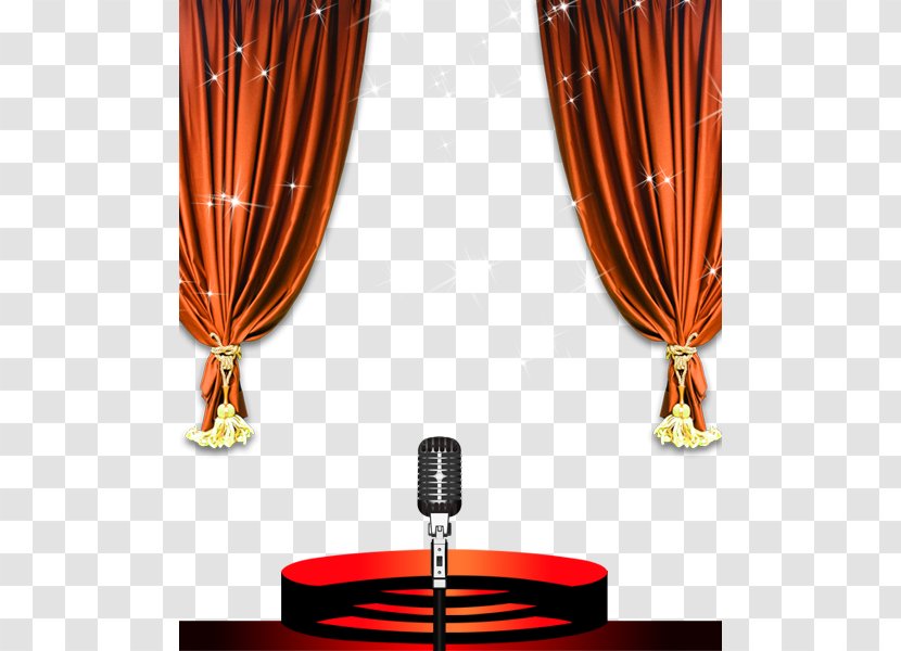 Microphone Stage Download - Logo - Material Transparent PNG