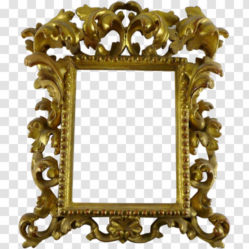 Picture Frames Mirror Rococo Wood Carving Ornament - Baroque Transparent PNG